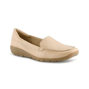 Easy Spirit Abide Casual Flats Size 9.5 - Color =Natural Leather